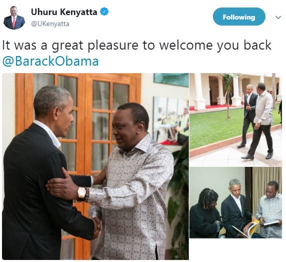 Uhuru kenyatta ukenyatta following it was a great pleasure to welcome you back b