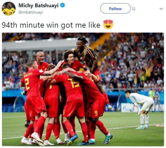 Michy batshuayi mbatshuayi follow 94th minute win got me like