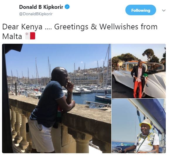 Donald b kipkorir donaldbkipkorir following dear kenya greetings wellwishes from