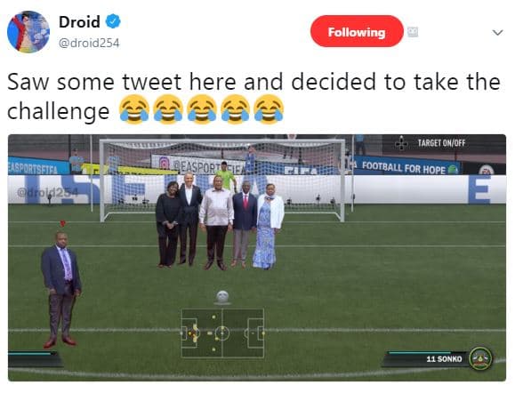 Droid droid254 following saw some tweet here and decided to take the challenge t