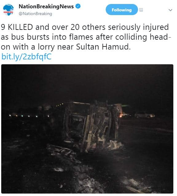 Nationbreakingnews nationbreaking following 9 killed and over 20 others seriousl