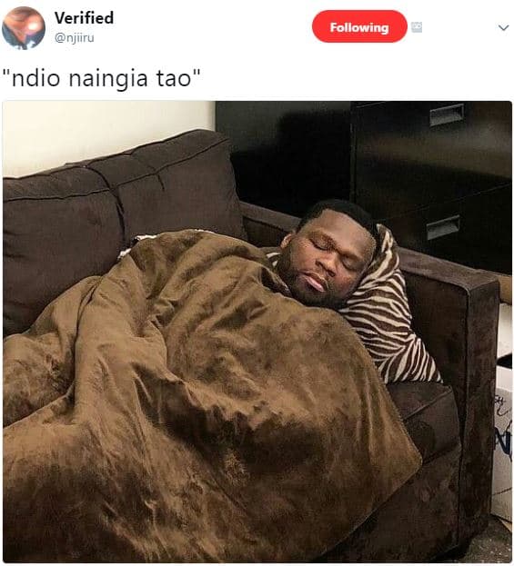 Verified njiiru following ndio naingia tao