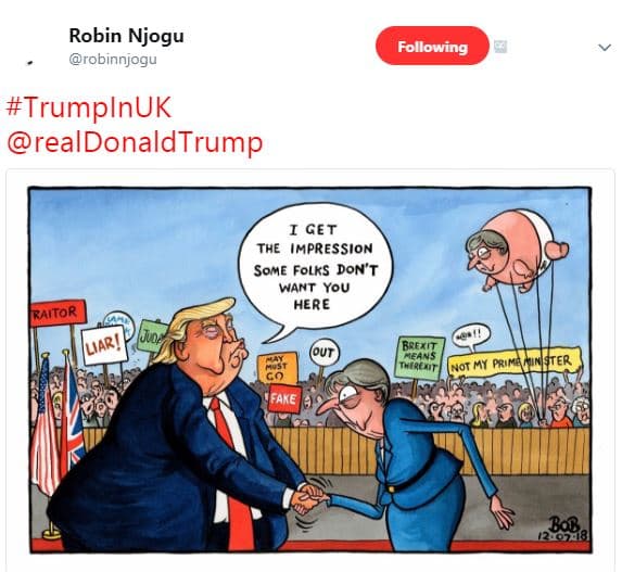 Robin njogu robinnjogu following trumplnuk realdonaldtrump i get the impression