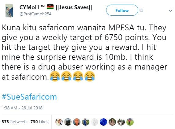 Cymoh iljesus savesl profcymoh254 follow kuna kitu safaricom wanaita mpesa tu. t
