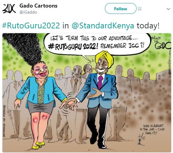 Ak gado cartoons igaddo follow rutoguru2022 in standardkenya today! let's 7urn 7