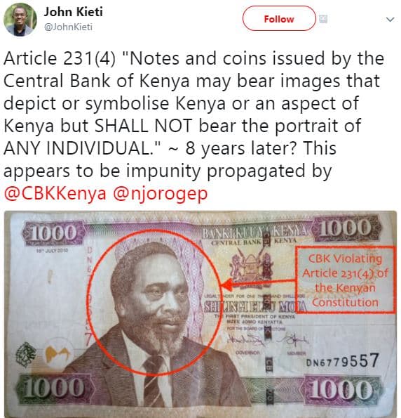 John kieti johnkieti follow article 2314 'notes and coins issued by the central