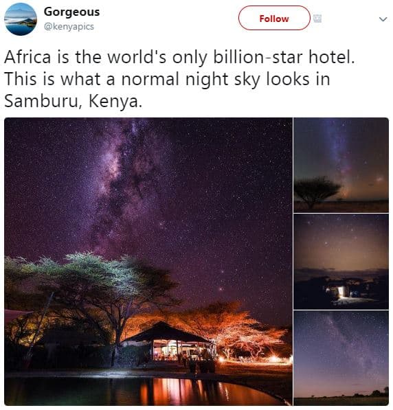 Gorgeous kenyapics follow africa is the world's only billionstar hotel. this is