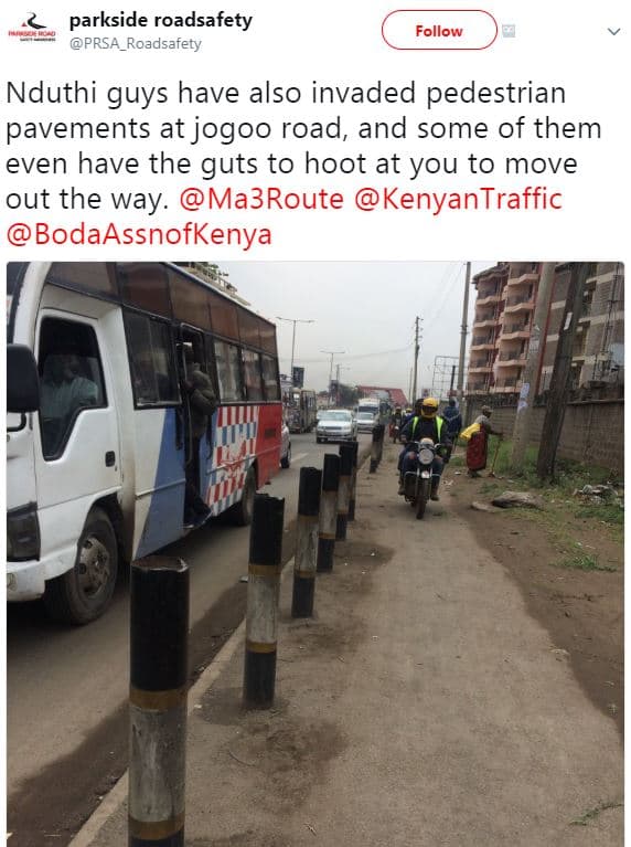 Parkside roadsafety prsa_roadsafety follow nduthi guys have also invaded pedestr