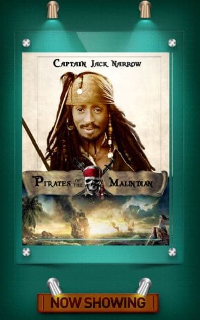 Captaı jack narrow ptrates malnday now showing