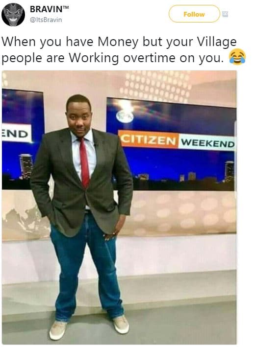 Bravint itsbravin follow when you have money but your village people are working