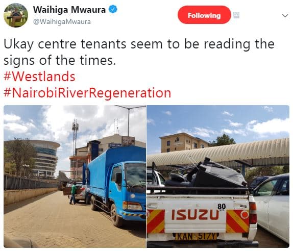 Waihiga mwaura waihigamwaura following ukay centre tenants seem to be reading th
