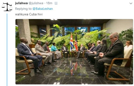 Julishwa julishwa 18m replying to babaleshan walikuwa cuba hivi