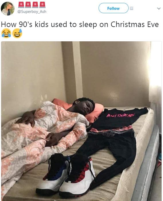 Baaa superboy_ash follow how 90's kids used to sleep on christmas eve ruiciptan