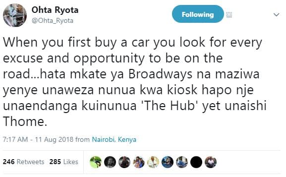 Ohta ryota ohta_ryota following when you first buy a car you look for every excu