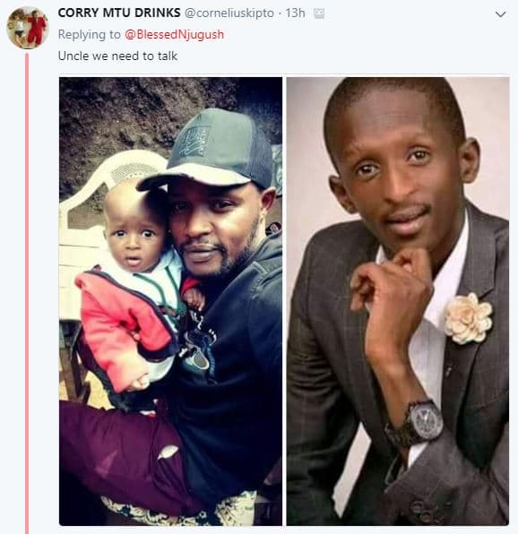 Corry mtu drinks corneliuskipto 13h replying to blessednjugush uncle we need to