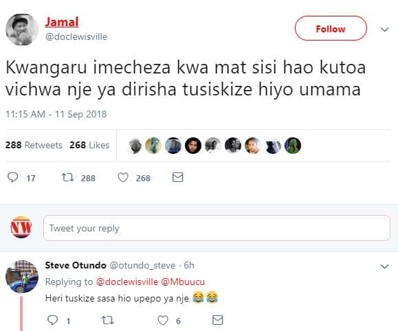 Jamal doclewisville follow kwangaru imecheza kwa mat sisi hao kutoa vichwa nje y