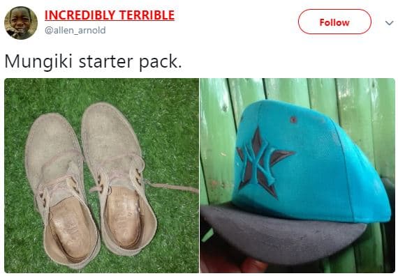 Incredibly ierrible allen_arnold follow mungiki starter pack.