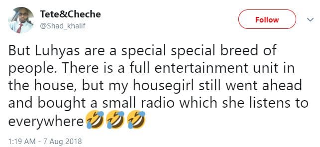 Tetecheche shad_khalif follow but luhyas are a special special breed of people.