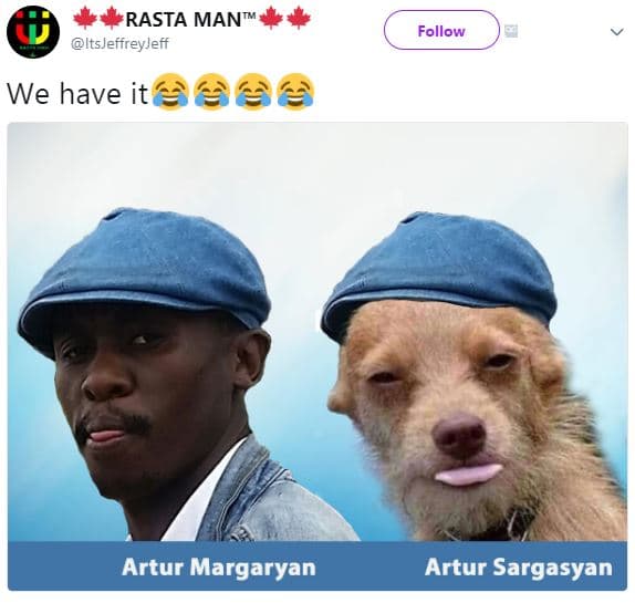 Rasta mant itsjeffreyjeff follow we have it artur margaryan artur sargasyan
