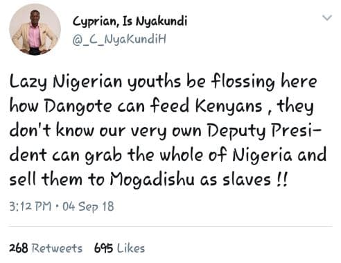 Cyprian, is nyakundi c_nyakundih lazy nigerian youths be flossing here how dango