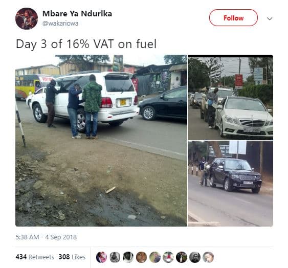 Mbare ya ndurika wakariowa follow day 3 of 16 vat on fuel 5.38 am 4 sep 434 retw