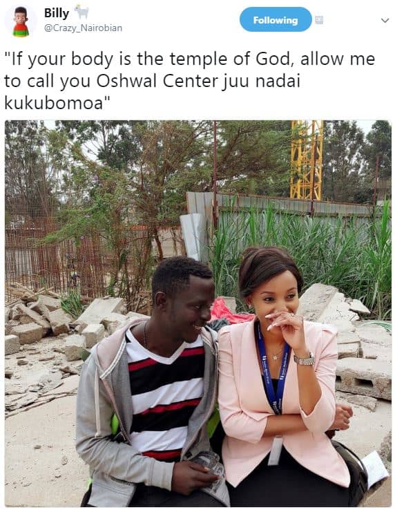 Billy crazy_nairobian following if your body is the temple of god, allow me to c