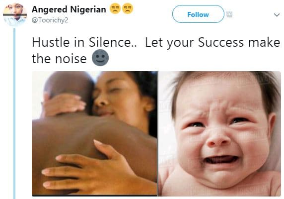 Angered nigerian toorichyz follow hustle in silence let your success make the no