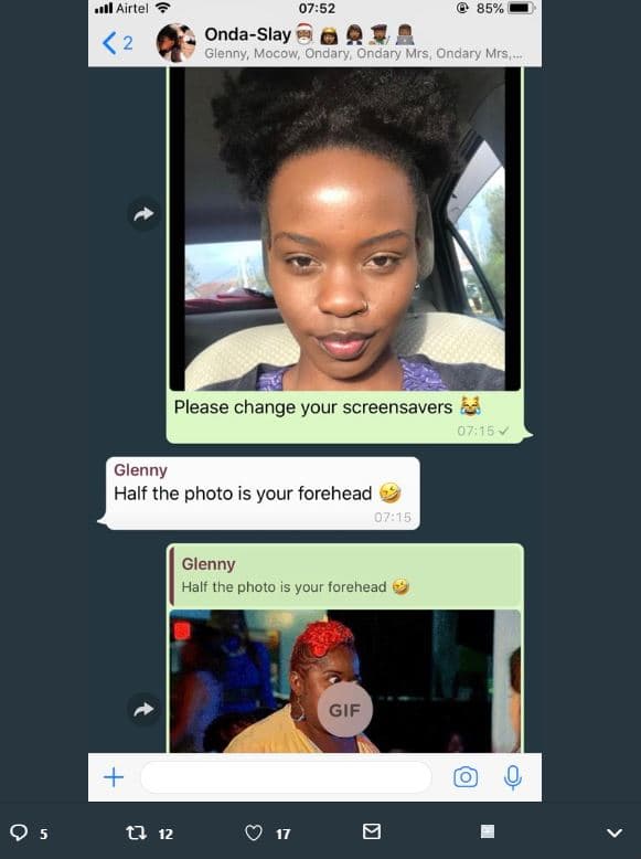 Airtel 0752 85 ondaslay glenny mocow ondary ondary mrs ondary mrs please change