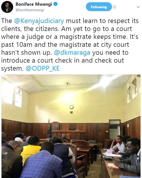 Boniface mwangi bonifacemwangi following the kenyajudiciary must learn to respec