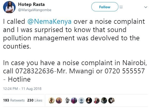 Hotep rasta follow marigawangombe called nemakenya over a noise complaint and wa