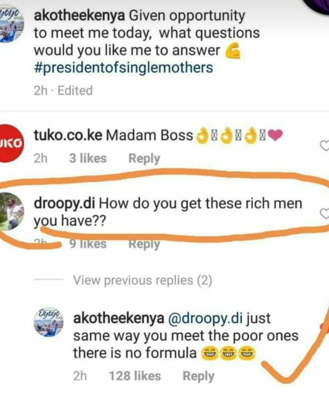 Cyo akotheekenya given opportunity to meet me today, what questions would you li