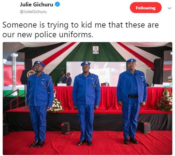 Julie gichuru juliegichuru following someone is trying to kid me that these are