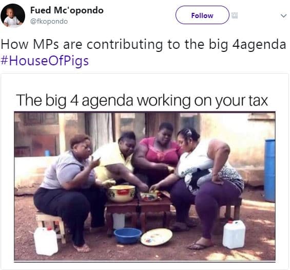 Fued mc'opondo fkopondo follow how mps are contributing to the big 4agenda house
