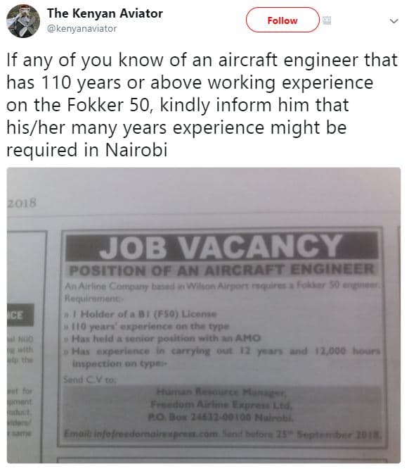 The kenyan aviator kenyanaviator follow if any of you know of an aircraft engine
