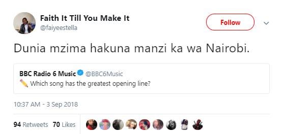 Faith it till you make it faiyeestella follow dunia mzima hakuna manzi ka wa nai