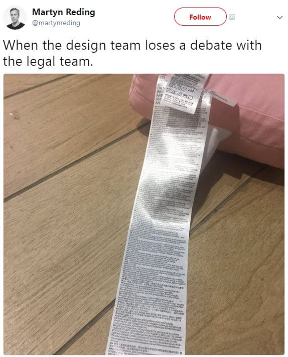 Martyn reding martynreding follow when the design team loses debate with the leg