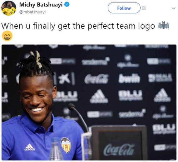 Michy batshuayi mbatshuayi follow when u finally get the perfect team logo 8i c6
