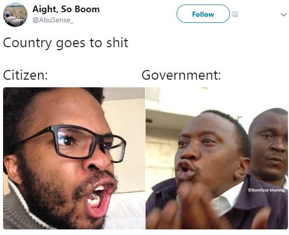 Aight, so boom abusense follow country goes to shit citizen government oeoniface