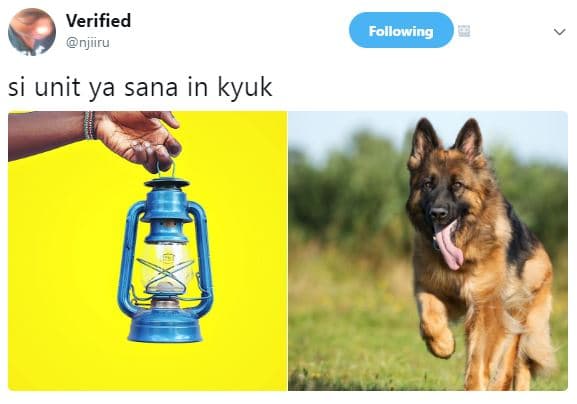 Verified njiiru following si unit ya sana in kyuk