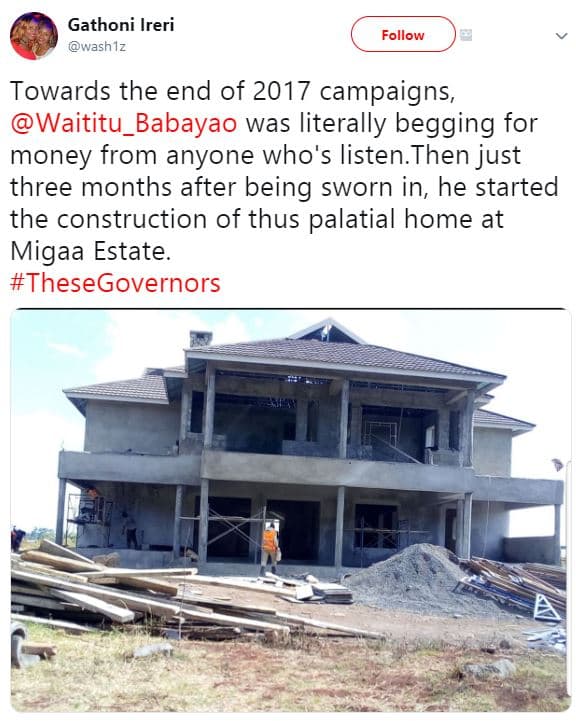 Gathoni ireri washiz follow towards the end of campaigns, waititu_babayao was li