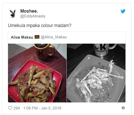 Moshee. eddymnasty umekula mpaka colour madam? alice makau alice makau 294 1.08