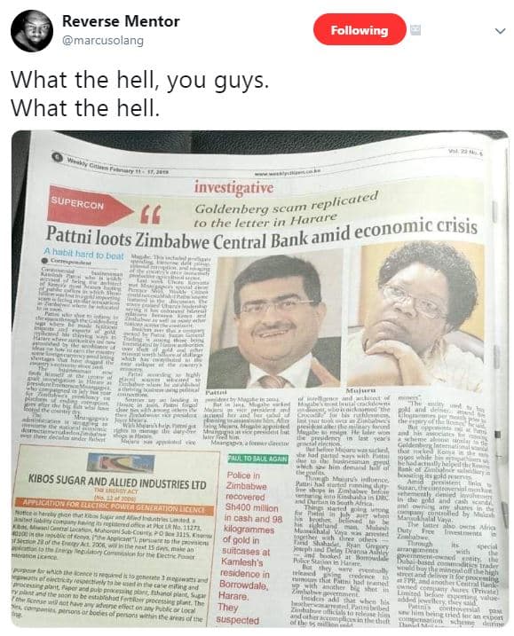 Reverse mentor marcusolang following what the hell, you guys. what the hell. inv