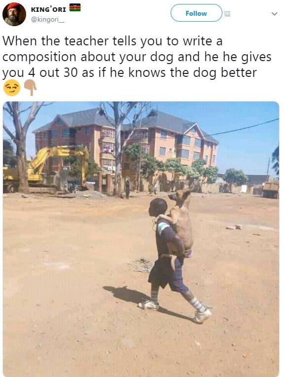 King ori kingori _ follow when the teacher tells you to write composition about