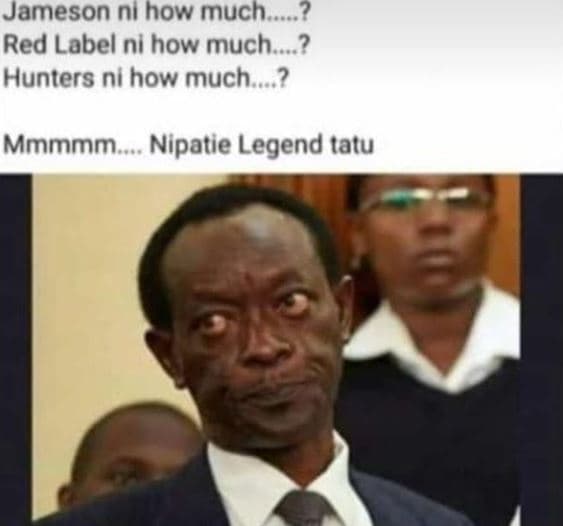 Jameson nthow much .? red label nihow much. ? hunters ni how much mmmmm nipatie