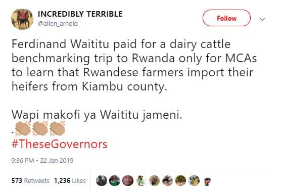 Incredibly terrible allen_arnold follow ferdinand waititu paid for a dairy cattl