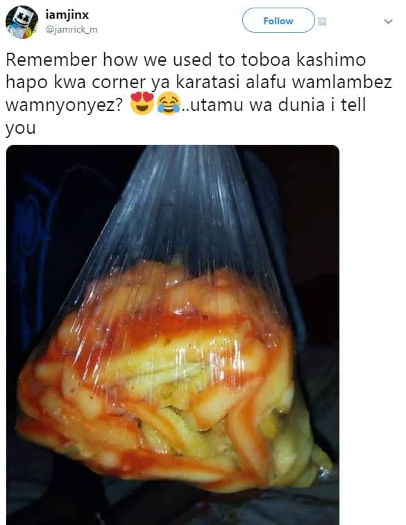 Iamjinx jamrick_m follow remember how we used to toboa kashimo hapo kwa corner y