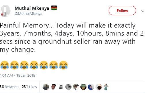 Muthui mkenya muthuimkenya follow painful memory today will make it exactly 3yea