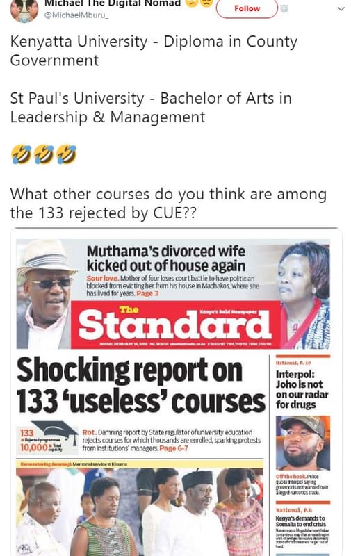 Ivichael ine igital nomaa michaelmburu _ follow kenyatta university diploma in c