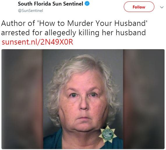 South florida sun sentinel sunsentine follow author of 'how to murder your husba