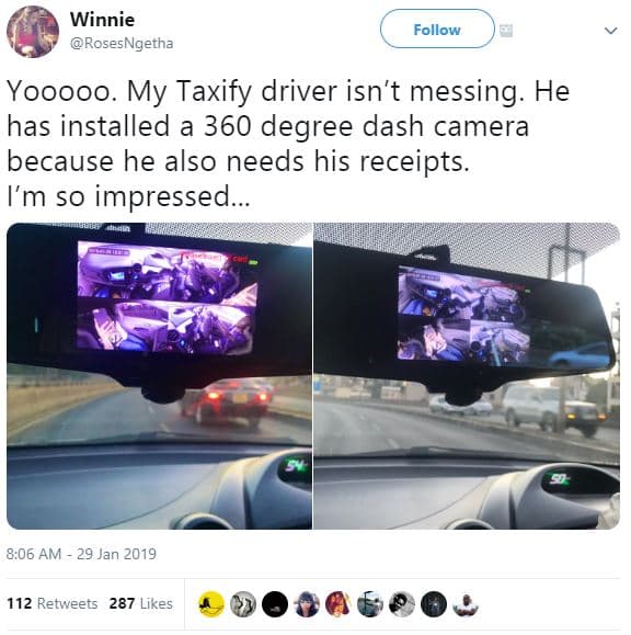 Winnie rosesngetha follow yooooo. my taxify driver isn't messing. he has install